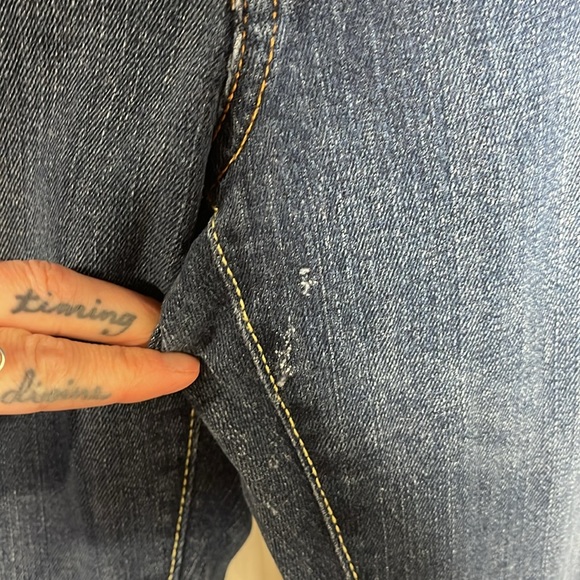 GUESS- 81 STRETCH FLARED JEANS SIZE 28 - Picture 7 of 12